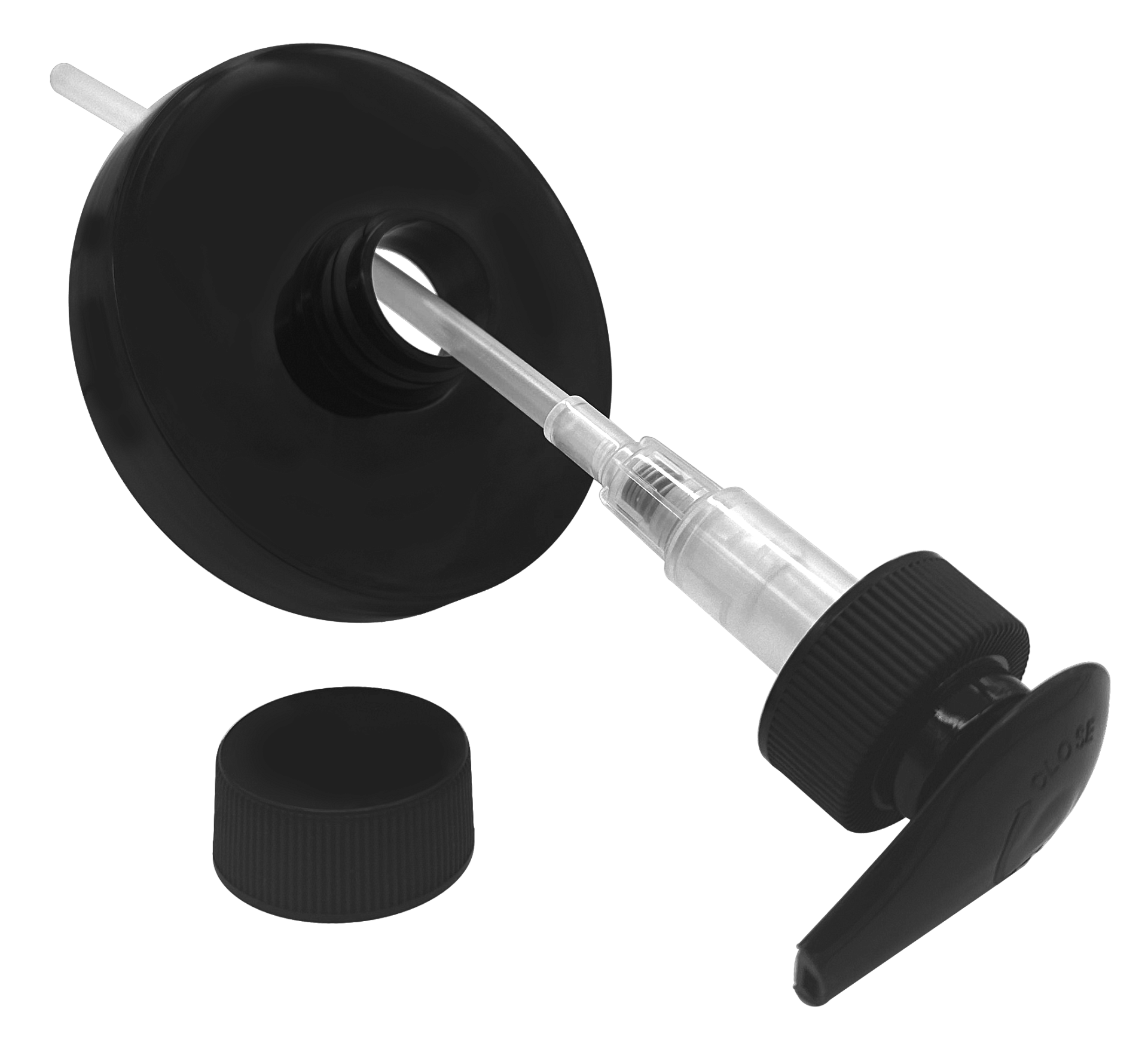 Дозатор с крышкой (диаметр горла 89 мм) - Превью 2