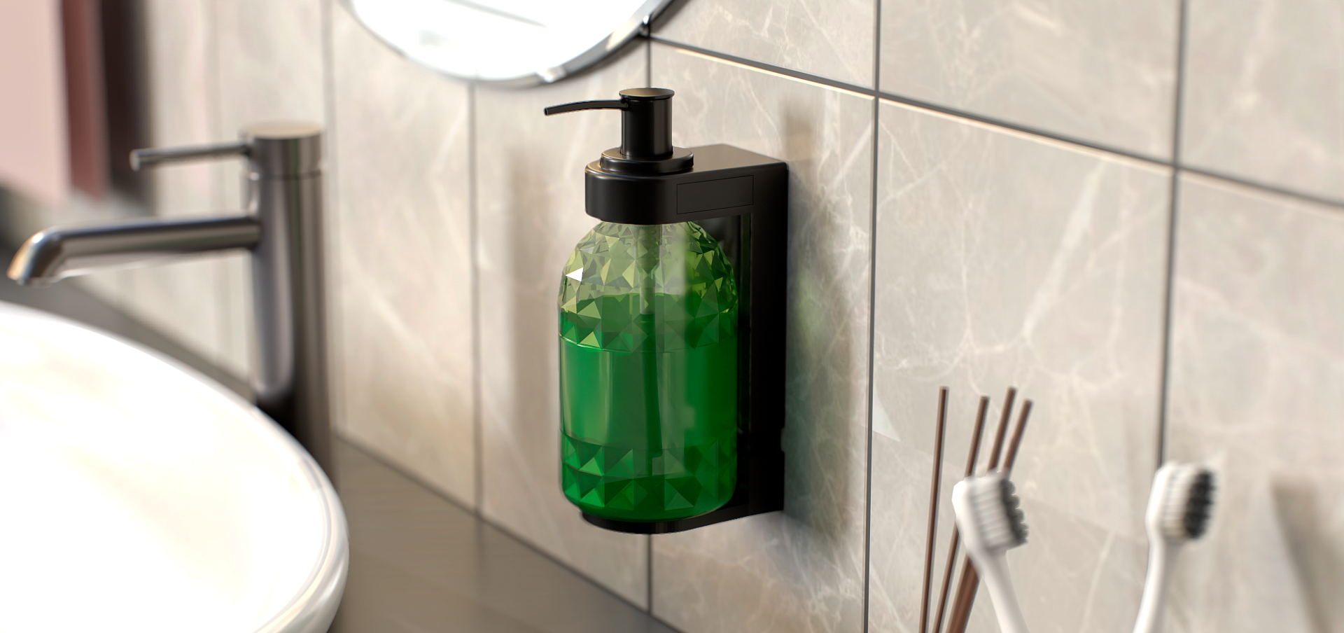 Держатель для флаконов с магнитным ключом - Превью 2