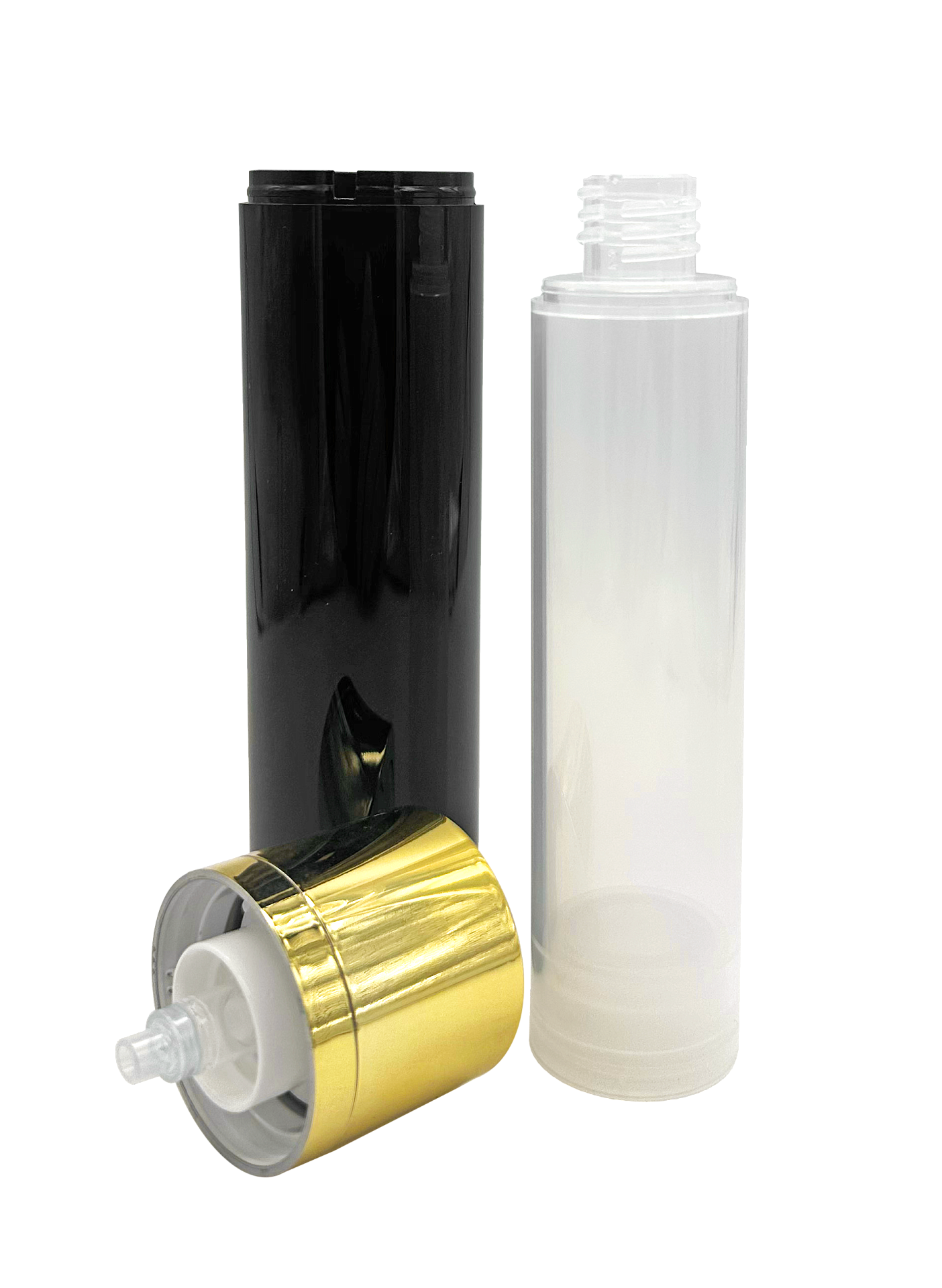 Кремовый флакон цилиндрический поворотный премиум - Превью 2